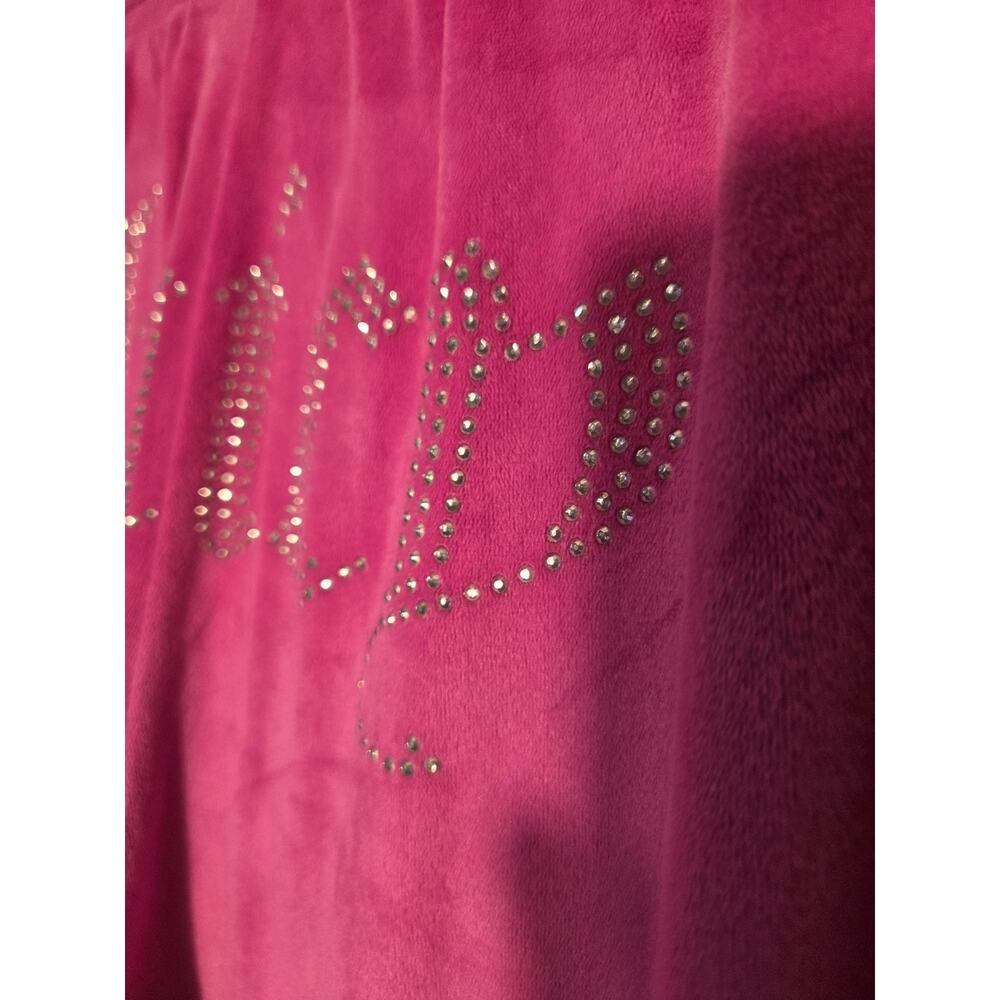 Juicy Couture Y2K Juicy Bling Pink Studs Sweatpants Tracks Trackpants Size L